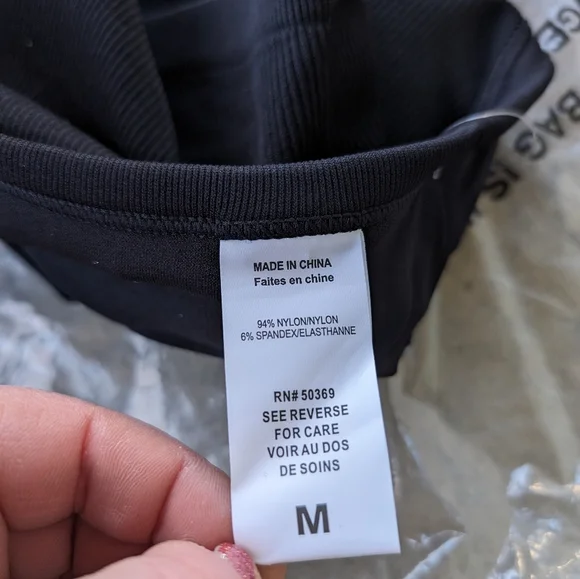 Jockey Essentials Black Racerback Seamfree Jersey Ribbed Sports Bra NWT - Picture 4 of 10